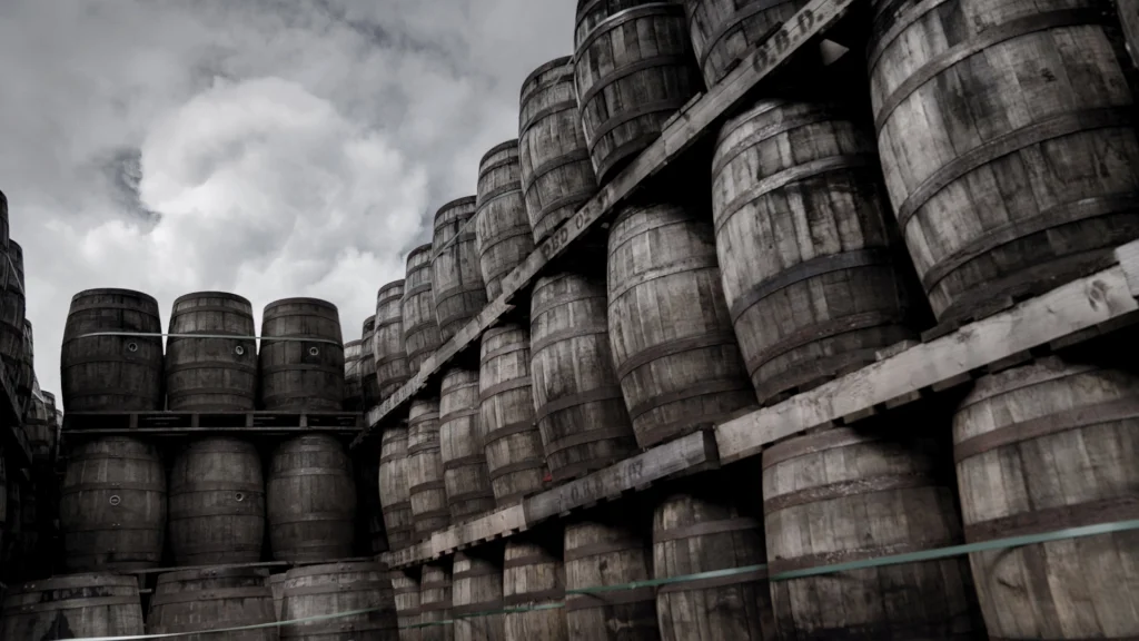 Los ingredientes básicos del whisky.