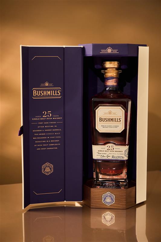 BOtella Bushmills 24- El mejor whisky edición especial de México